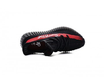 Schwarz & Rot Schuhe Unisex Adidas Yeezy 350V2 Boost Supreme