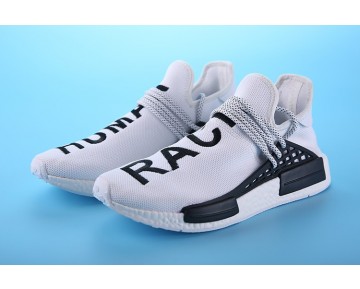 Weiß & Schwarz Schuhe Unisex Pharrell Williams X Adidas Nmd Human Race S79165