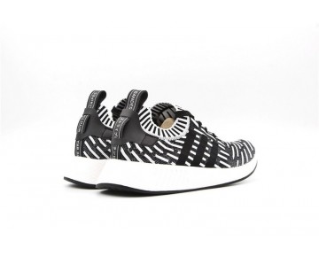 Schuhe Herren Adidas Originals Nmd Primeknit R2 Bb2902 Schwarz & Weiß