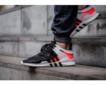 Adidas Eqt Support Adv Primeknit 93 Bb1308 Unisex Schwarz & Turbo Rot Schuhe