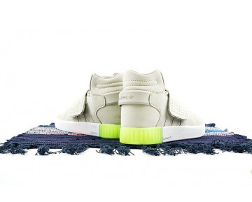 Schuhe Unisex Adidas Tubular Invader Strap Bb5040 Rice Weiß & Matcha Grün