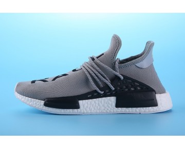 Grau & Schwarz Unisex Schuhe Pharrell Williams X Adidas Nmd Human Race S79164