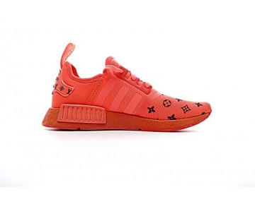Rot & Schwarz Letter Schuhe Supreme X L.V X Adidas Nmd R1Sup S31507 Unisex