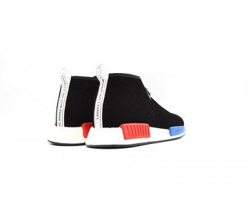 Schuhe Adidas Nmd C1 Original Boost Chukka S79148 Unisex Schwarz & Blau & Rot