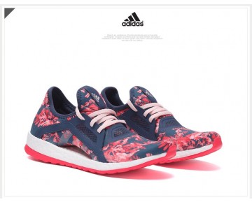 Flower Tief Blau Schuhe Adidas Pure Boost X Aq6682 Damen