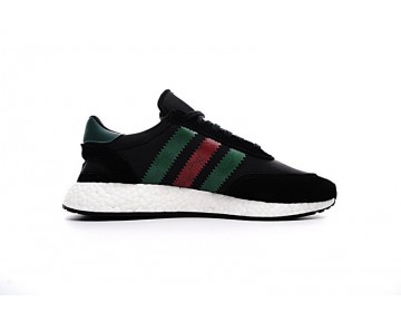 Schuhe Unisex X Adidas Iniki Runner Boost Bb2096 Schwarz & Grün & Rot