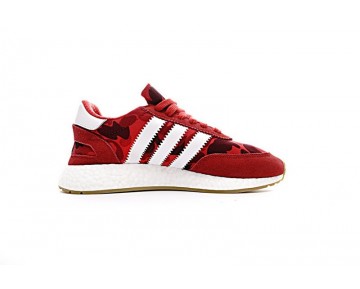 Bape X Adidas Iniki Runner Boost Bb2097 Camo Rot & Weiß Schuhe Unisex