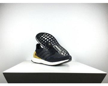 Schuhe Schwarz & Gold Unisex Adidas Ultra Boost Olympic Bb3929