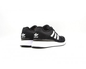 Herren Schwarz & Weiß Adidas Zx 450 S63891 Schuhe
