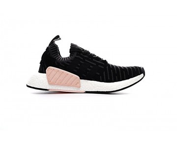 Schwarz & Powder Rosa Herren Schuhe Adidas Originals Nmd R2 Primeknit Ba7239
