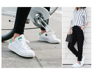 Adidas Stan Smith M20324 Schuhe Unisex Weiß & Grün