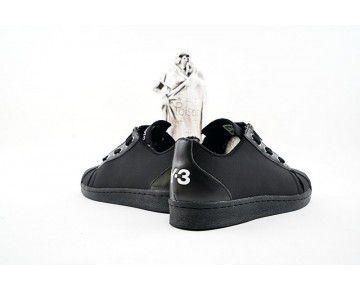 Triple Schwarz Unisex Adidas Y-3 Super Zip Superstar S82168 Schuhe