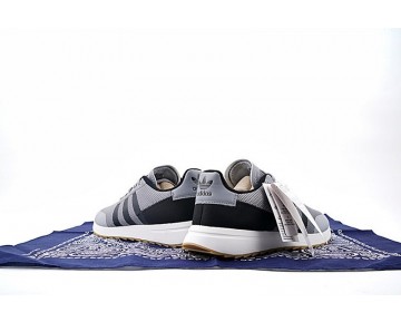 Herren Adidas Originals Flashback Breathable Sneakers S78623 Schuhe Grau & Schwarz & Weiß