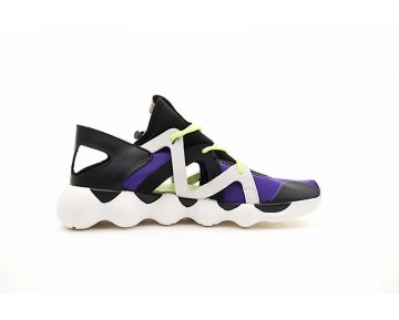 Purple & Schwarz & Weiß Y-3 Spring Kyujo Low Aq5724 Schuhe Unisex