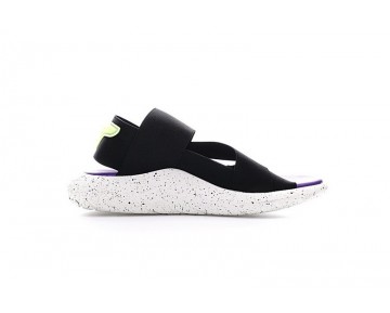 Schwarz/Weiß/Purple Unisex Adidas Y-3 Qasa Sandal Aq5585