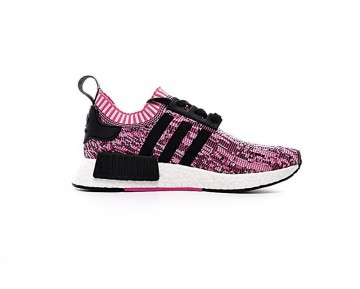 Damen Rose Rosa & Schwarz Schuhe Adidas Nmd R1 Primeknit Bb2363