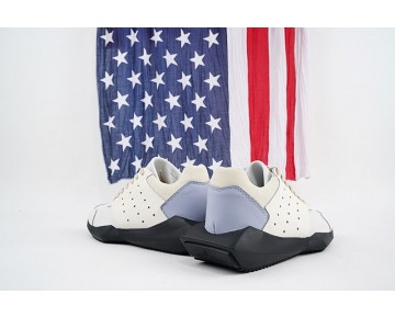 Unisex Schuhe Rice Weiß & Schwarz Adidas X Rick Owens Tech Runner B35084