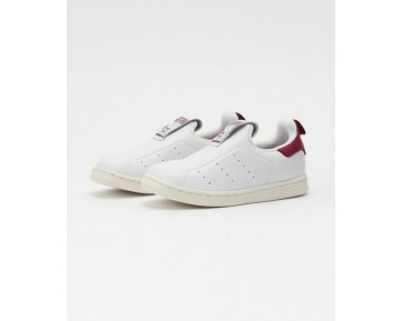 Schuhe Weiß Colours Adidas Stan Smith Slip On Kid Aq6274 Unisex