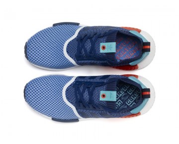 Schuhe Unisex Packer Schuhe X Adidas Consortium Nmd Runner Pk Bb5051 Water Blau & Mint Grün