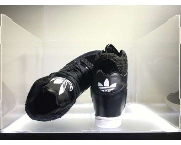 Schuhe Schwarz & Weiß Unisex Adidas Originals M Attitude Up B35328