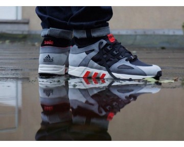 Schwarz/Rot/Stone Unisex Schuhe Solebox X Equipment Rng Guidance B35714