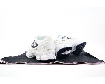 Schuhe Raf Simons X Adidas Consortium Ozweego 2 S74583 Unisex Weiß & Rosa & Tief Blau