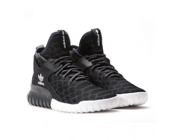 Adidas Tubular X Primeknit & Snake B25591 Schuhe Unisex Schwarz