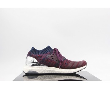 Schuhe Unisex Adidas Ultra Boost Uncaged 40-45 Rot / Plating Silber