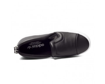 Schwarz & Weiß Adidas Originals Honey 2.0 Slip On S77424 Unisex Schuhe