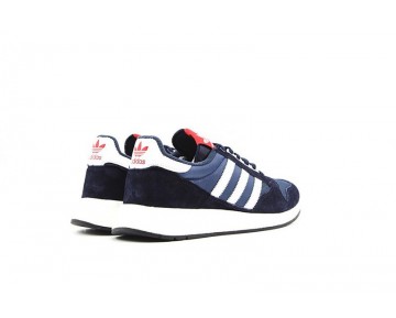 Adidas Originals Zx500 Og Boost S79174 Schuhe Unisex Tief Blau & Rot