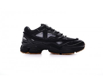 Schuhe Unisex Raf Simons X Adidas Consortium Ozweego Iii S81162 Schwarz & Braun Rabbit