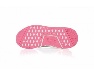 Adidas Originals Nmd R1 Boost Ba7280 Amey Grün & Fuchsia Rosa Schuhe Damen