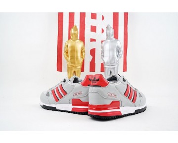 Licht Grau & Rot Adidas S76192 Unisex Schuhe
