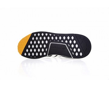 Schwarz & Weiß & Orange Schuhe Unisex Virgil Abloh X Adidas Nmd R1 Boost W Ba8860