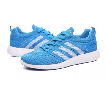 Adidas Primeknit Pure Boost E Unisex Licht Blau Schuhe