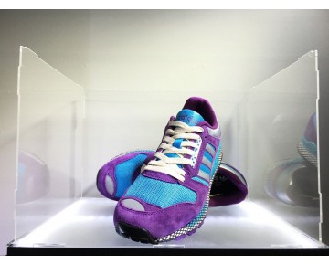 Unisex Schuhe Blau Purple Adidas Oddity Questar