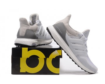 Schuhe Adidas Ultra Boost Weiß & Licht Grau Unisex