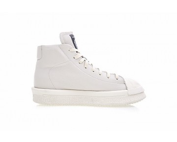 Schuhe Rick Owens X Adidas Mastodon Pro Model Cq1849 Unisex Milk Weiß & Schwarz