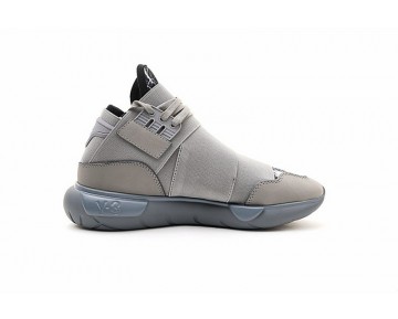 Unisex Y-3 Qasa High Y3-888 Ash Grau & Lightning Schuhe