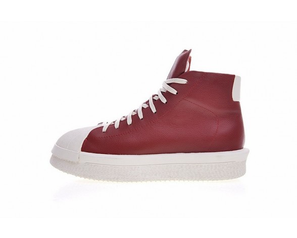 Schuhe Burgund Rot & Rice Weiß Unisex Adidas X Rick Owens Mastodon Pro M22451