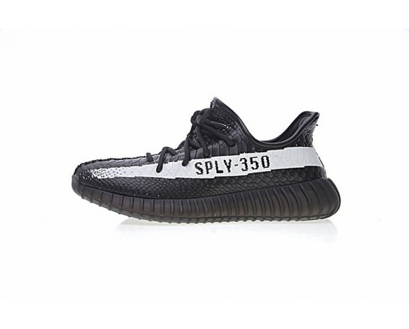 Schuhe Unisex Adidas Yeezy 350V2 Boost Cq6654 Snake Schwarz & Weiß