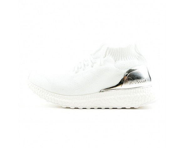 Weiß/Silber Schuhe Unisex Ronnie Fieg X Adidas Ultra Boost Mid By2591