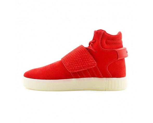 Rot & Weiß Unisex Schuhe Adidas Tubular Invader Strap Bb5039