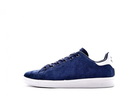 Schuhe Marine Blau & Weiß Unisex Adidas Originals Stan Smith S75236