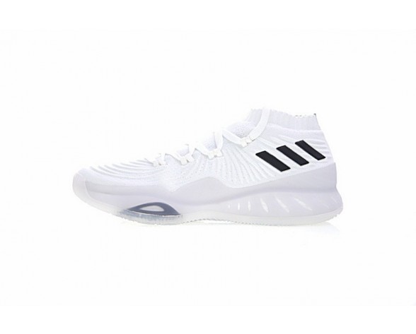 Unisex Adidas Crazy Explosive Primeknit Low By4569 Schuhe Whit & Schwarz