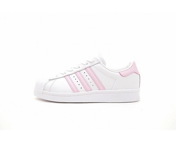 Schuhe Adidas Originals Superstar Boost W Bb0008 Unisex Weiß & Rosa