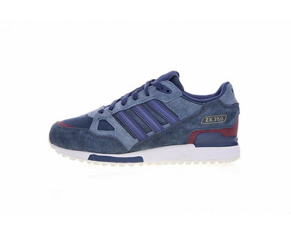Schuhe Water Blau & Maroon Herren Adidas Originals ZX 750 Q34281