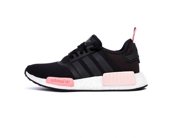 Unisex Schwarz & Rosa Schuhe Adidas Originals Nmd_R1 W S75234