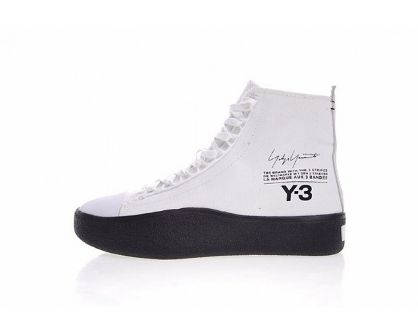 Weiß & Schwarz Unisex Y-3 Bashyo Trainer Boots Ac7518 Schuhe