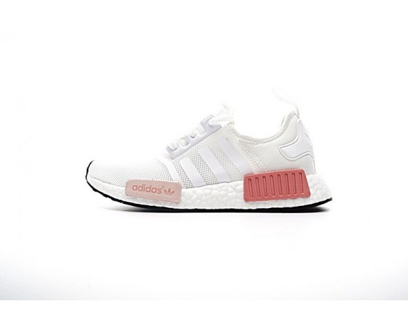 Adidas Nmd R1 Pk Boost By9952 Schuhe Weiß Rose & Rosa Unisex